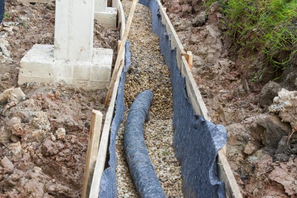 French Drain Installation in Saint Charles